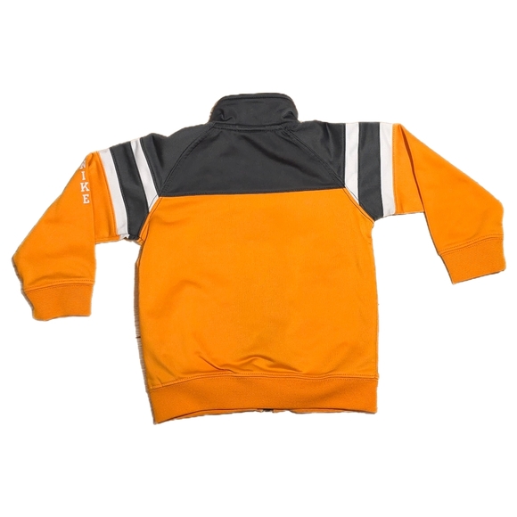 Nike Orange & Black Zip-Up Track Activewear Athletic Jacket Baby Size 24 Months - Picture 5 of 7